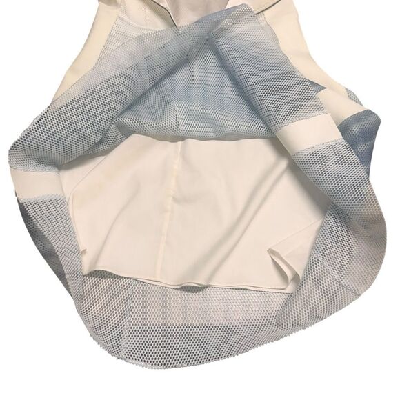 Elie Tahari Kemper Dress White Blue Ombré Fit & Flare Sleeveless Size 6 - Picture 9 of 14